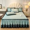 New Romantic French Lace Bed Skirt Single Bed Cover with Skirt Edge Bed Cover Versatile All Seasons