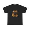Unisex Adult T Shirt Pug Dog Hip Hop Rapper Funny
