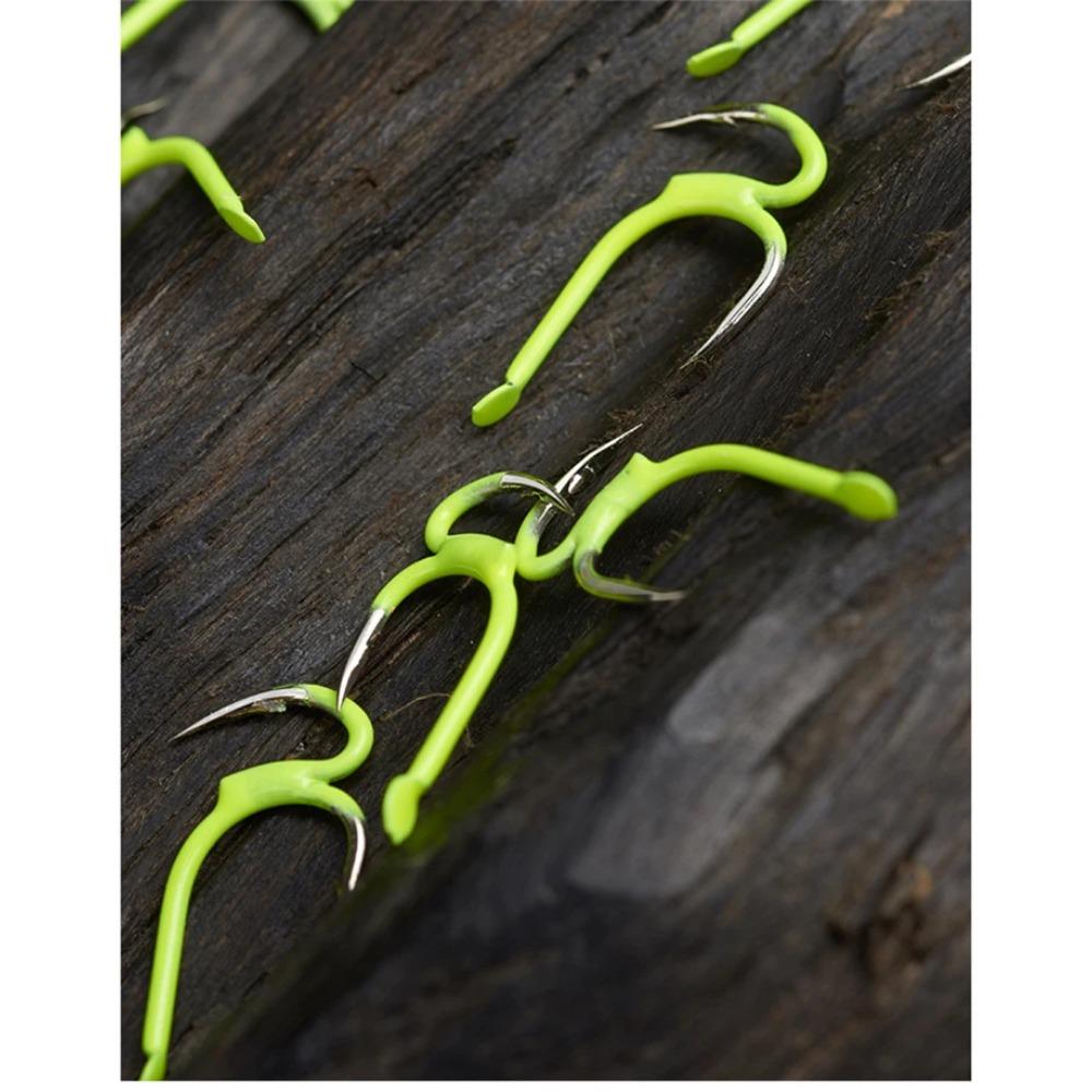 10Pcs/lot 5#-12# High-carbon Steel Fish Hook Two Strength Tip Sharp Carp Fighting Barbed Hooks Double Fishing Hook