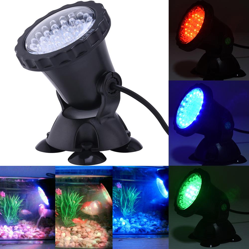 Buy RGB LED Aquarium Light LED Fish Tank Garden Fountain Pond ...