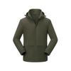 Unisex Waterproof Hooded Workwear: Warm, Thick One-Piece Storm Jacket for Autumn/Winter, Customizable with Logo