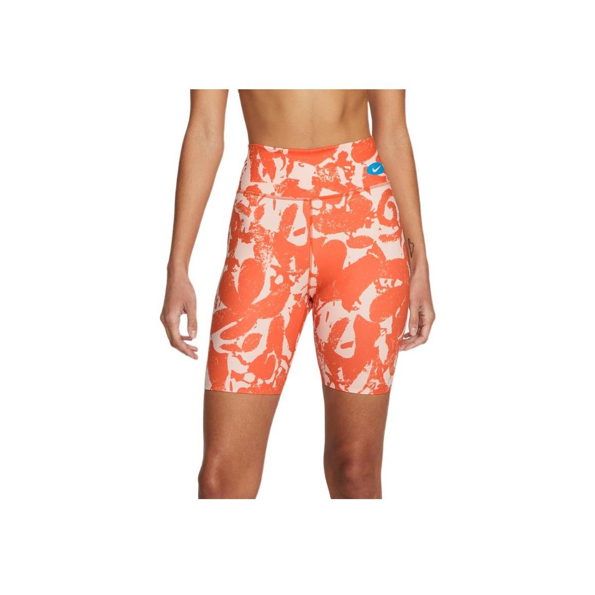 

Мужские фитнес-шорты Nike Quick-Dry с полным принтом, облегающие, оранжевые, DM7628 L