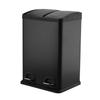 Kitchen Specific Dry Wet Separation Waste Bin Household Large Capacity Stainless Steel Garbage Can