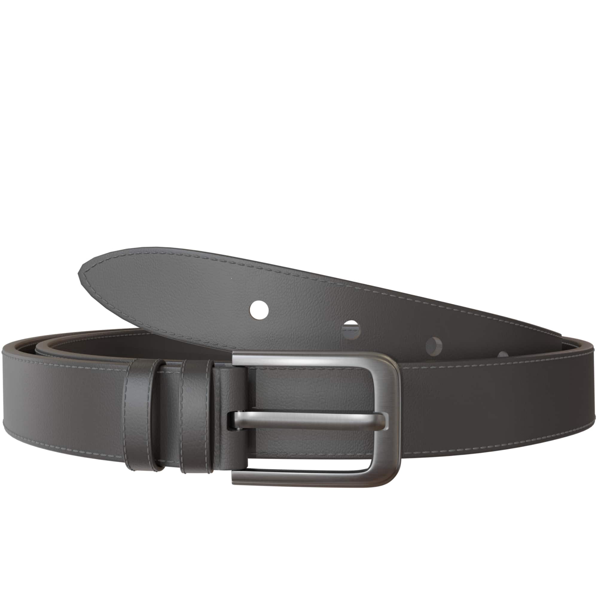 

Men s Real Extra Long Leather Belt Individually Shortenable 150 cm чорний