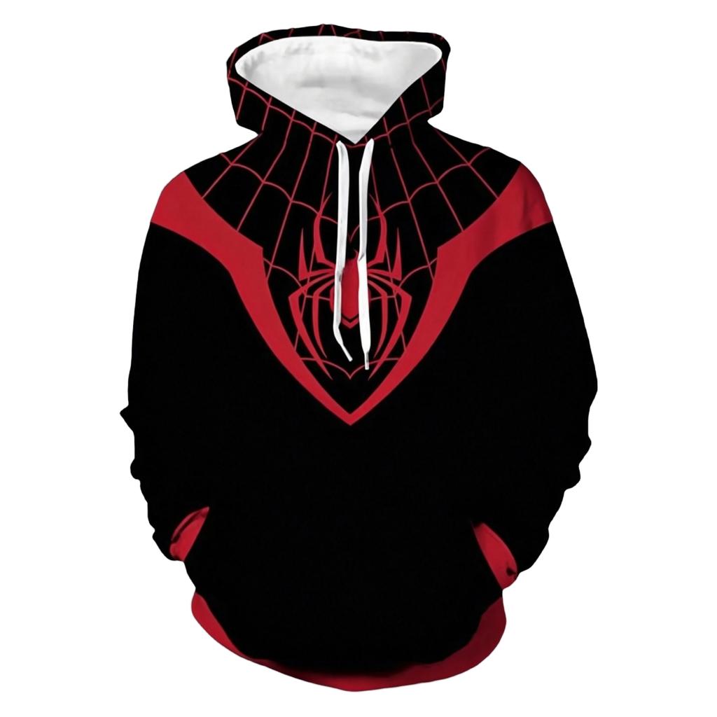 Unisex Casual Loose Fit Long Sleeve Graphic Print Pocket Hoodie for Men and Women