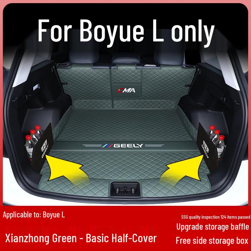 Geely Boyue L 2024 Trunk Mat - Full Coverage Tail Box Interior Decor Fán