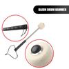 1Pc Stainless Steel Bass Drum Mallet Hanging Rope Instrument Sticks  Musical Instrument