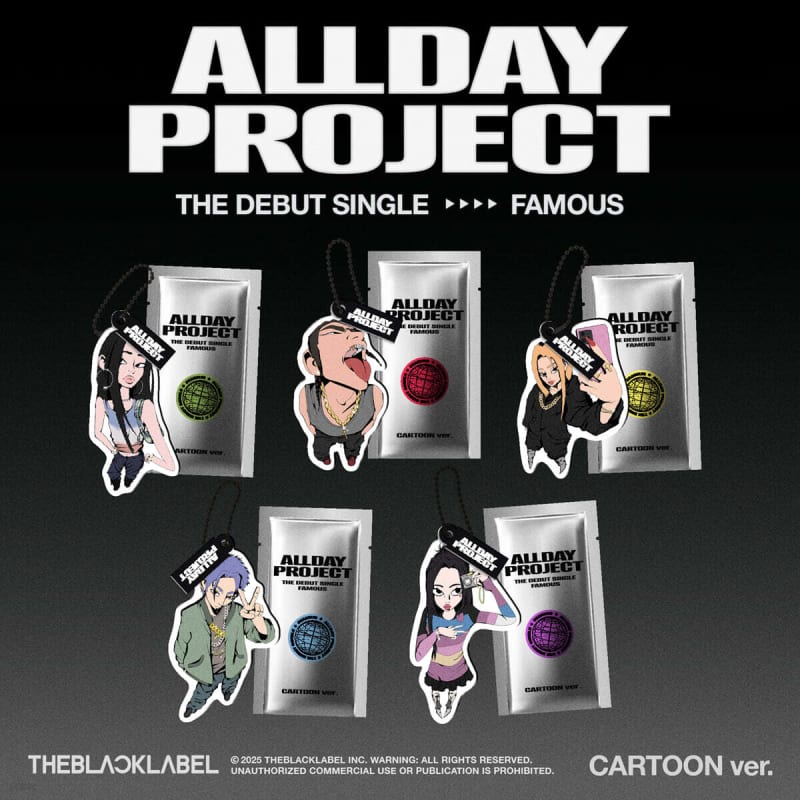 

ALLDAY PROJECT - The Debut Single FAMOUS [CARTOON ver.][5 types SET]