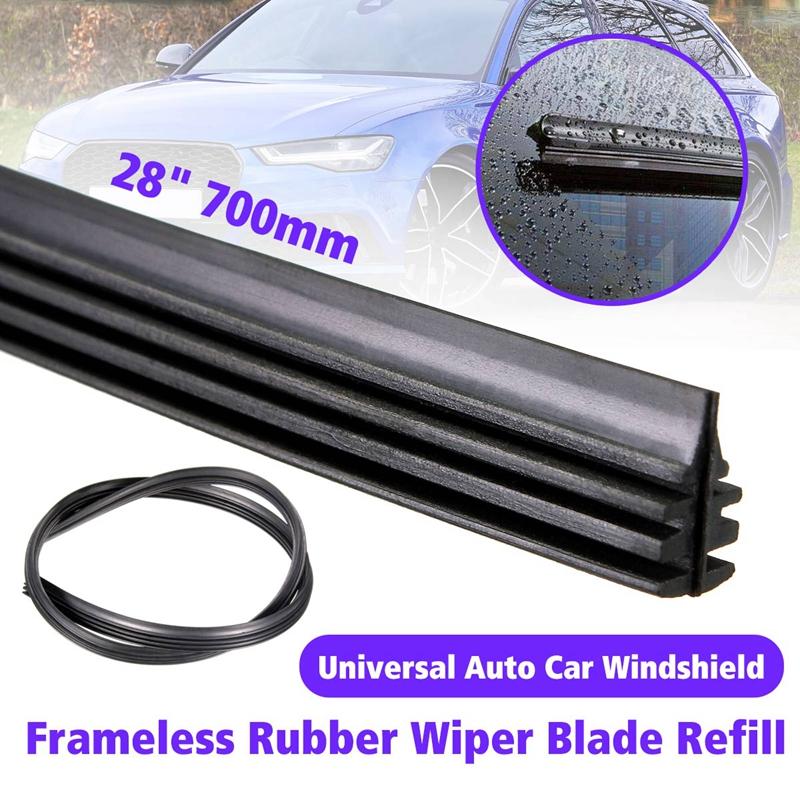 1/2Pcs Car Bus Rubber Frameless Windshield Wash Wiper Blade Universal Cut To Size Car Accessories For boneless wipers