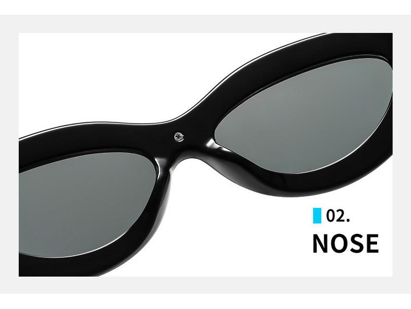 2024 High-End Tortoiseshell Cat-Eye Sunglasses for Women - Small Frame with UV Protection and Gradient Lenses