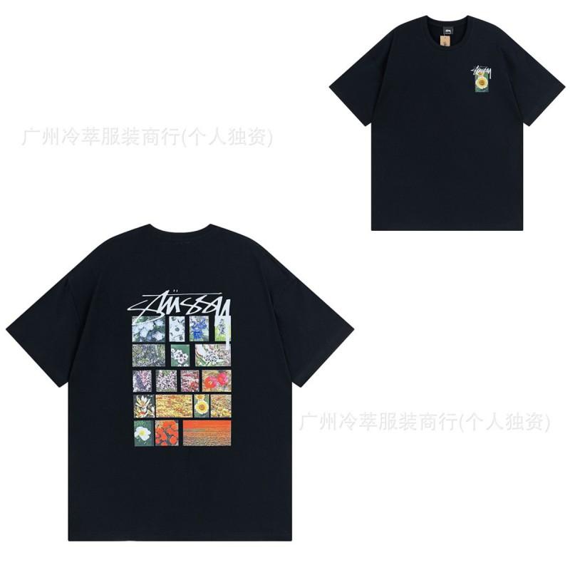 Mens Streetwear Short Sleeve T-Shirt Cotton Print Tee Casual Unisex Fit 2025