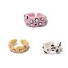 Gift Stripe Niche Design Opening Ring Women Ring Vintage Ring Korean Style Ring Fashion Jewelry