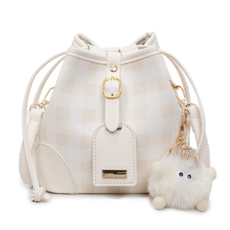 Tasche Damen Kariert Neu Pendler Schultertasche Vielseitige Umhängetasche