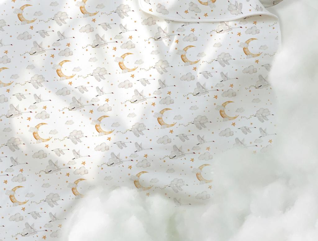 Summer Pure Cotton Newborn Swaddle Blanket - Double Layer, Lightweight Baby Essential Cloth