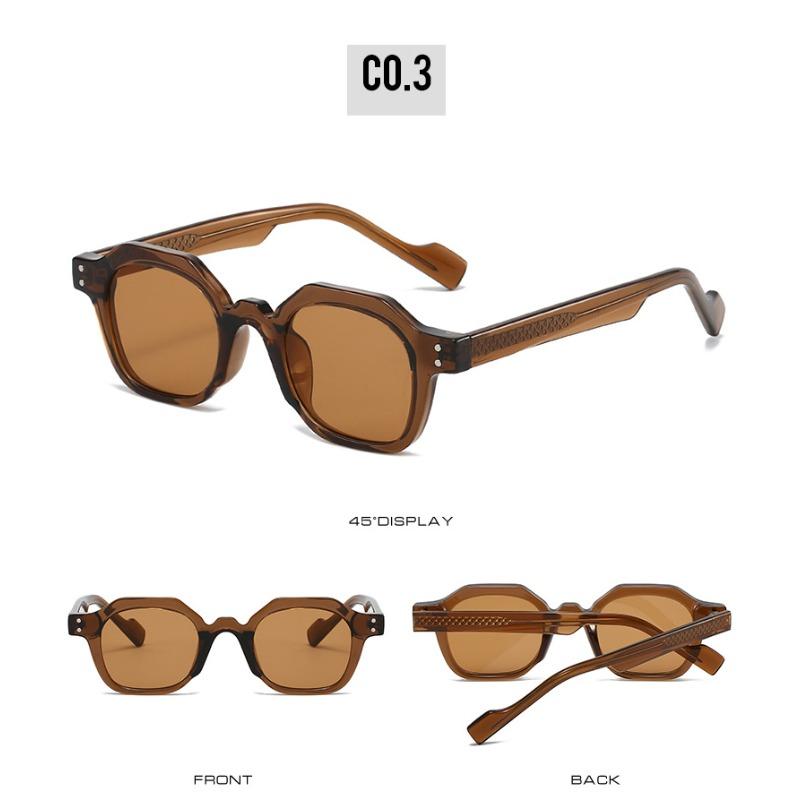 New Retro Fashion Men Black Sunglasses Travel Square Frame Women Sun Glasses Outdoor Driving Fishing High Quality Uv400