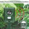 Cat Repellent Fox Deterrent Ultrasonic Bird Scarers for Gardens Animal Repeller with Motion Activated PIR Sensor