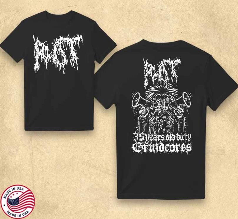 Official Rot Old Dirty Grindcores Series – Raw Grindcore Band Merch L