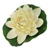 Artificial Loutus Floating Foam Fake   Flower Pads Lifelike Decorative Pond Plants Ornaments for Pool Aquarium