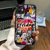 -Fashion F-Frida K-KahlosS Phone Case for iPhone 16 15 14 11 12 13 Pro Max X XS Translucent Matte Cover