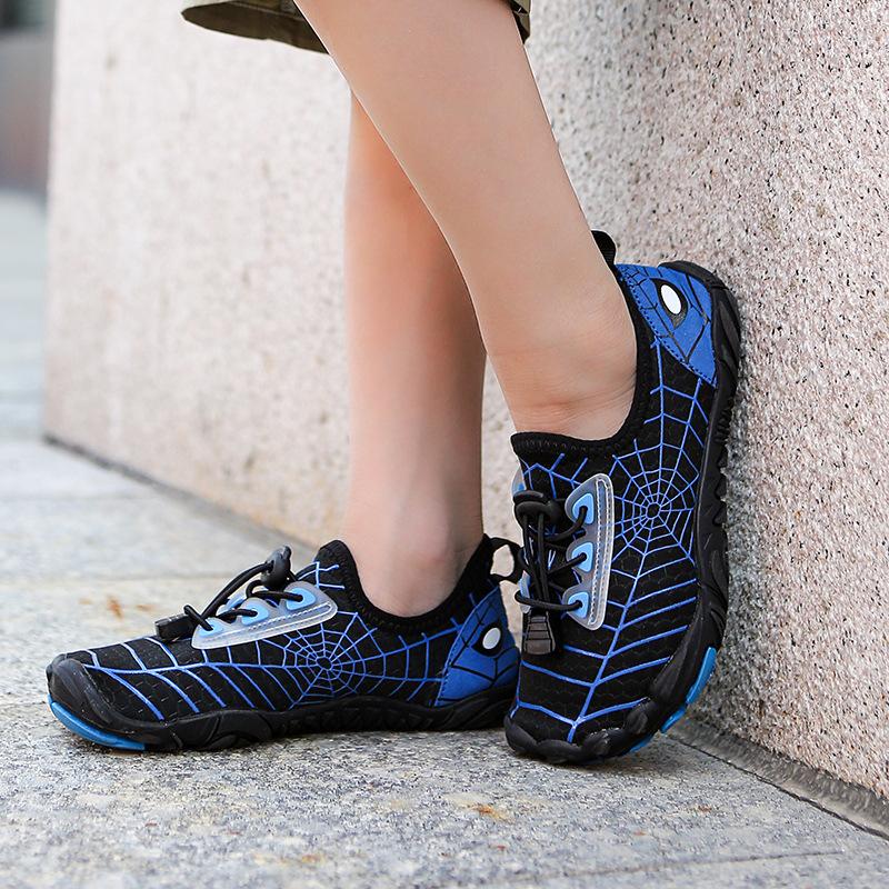 

Spring and summer children s creek shoes swimming wading shoes beach shoes barefoot diving shoes fitness cycling five-finger shoes casual shoes 28
