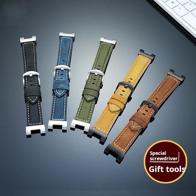 Retro matt Rindsleder Uhrenarmband für Casio G-Shock GST-210 GST-W300 GST-400G GST-B100 S100D/S110D/W110 Herren Lederarmband Armband