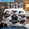Kpop idle 3pcs Bedding Set,Including 1pc Duvet Cover And 2pcs Pillowcases Perfect Gift for Christmas,Ideal for Bedroom, Dormitory