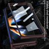 For Samsung Galaxy Z Fold 4 Case Ultra Thin Matte Magnetic Folding Hinge Kickstand With Side Pen Slot Tempered Film Hard Cover