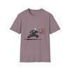 Unisex Softstyle T-Shirt Skeleton Martial Artist Palm Strike
