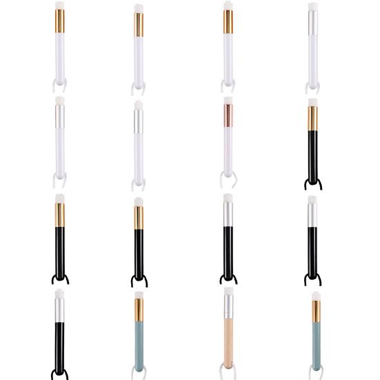 Cleansing Brush Long Handle Soft Bristle Multi-function Facial Cleansing Brushes Nose Pore Deep Cleaning Brush for Women