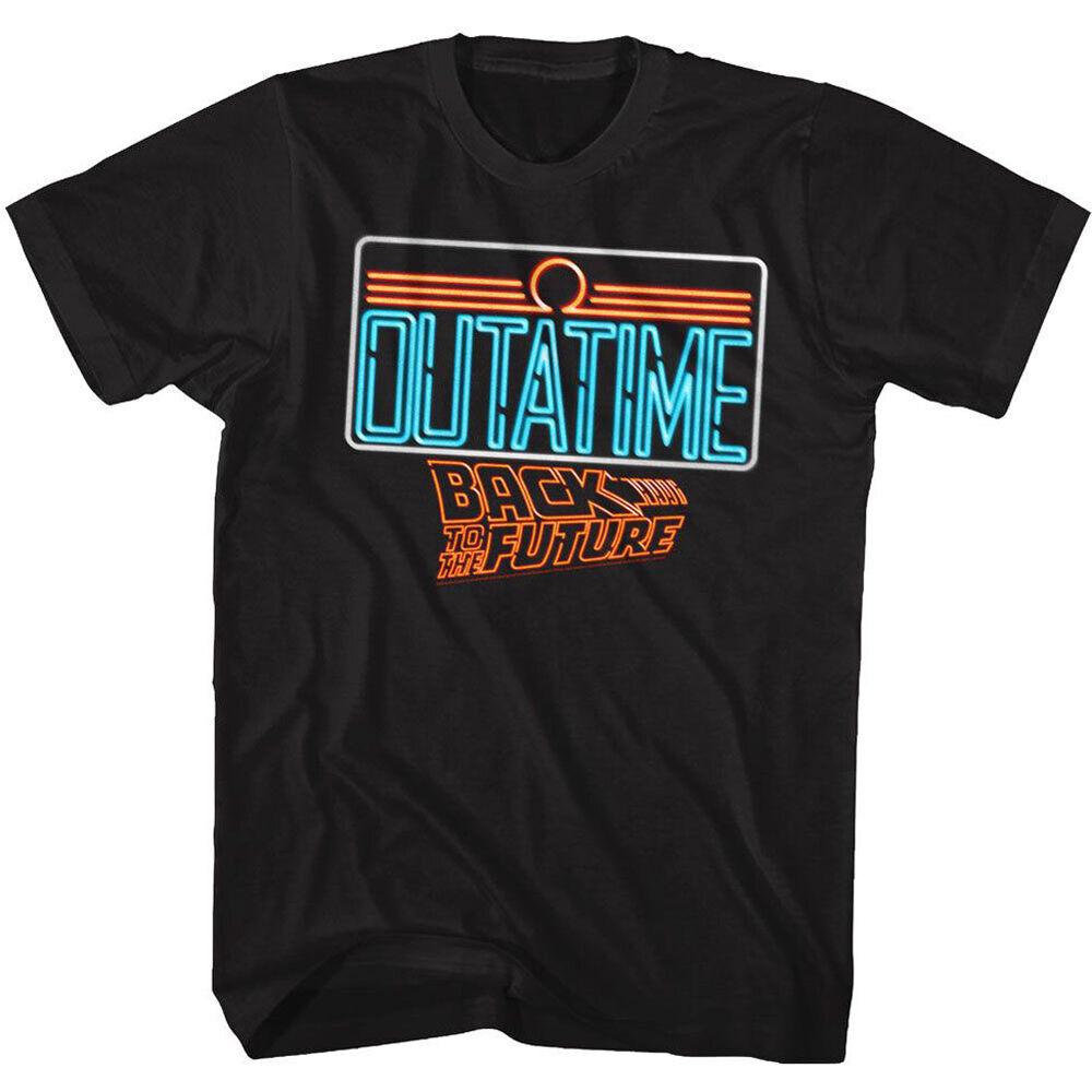 

Back To The Future Neon Black Unisex T-shirt