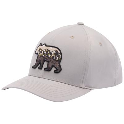 Columbia Lost Lager 3D Stretch Snapback, Unisex Grey Cap