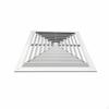 Ceiling Entry Panel Louvered Air Vent for Central Conditioning, Clean System 250x200mm
