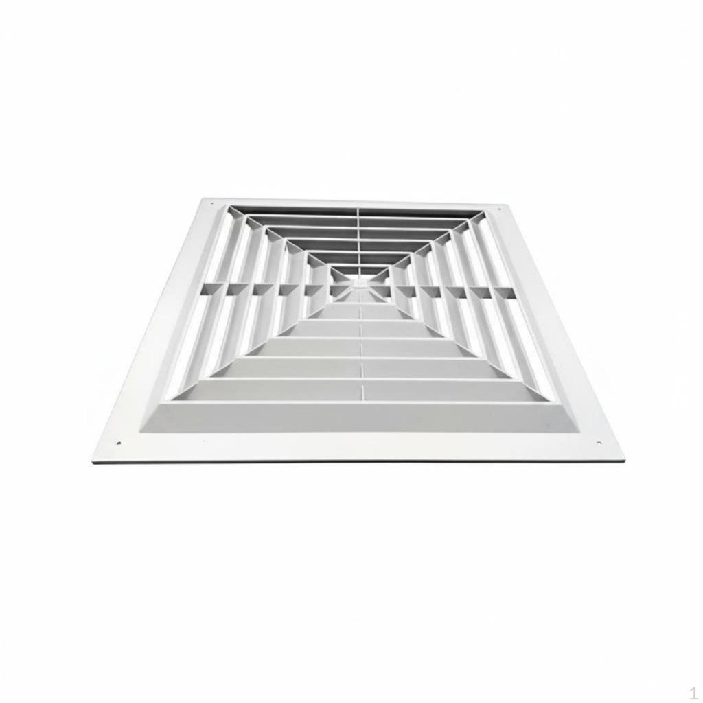 Ceiling Entry Panel Louvered Air Vent for Central Conditioning, Clean System 250x200mm