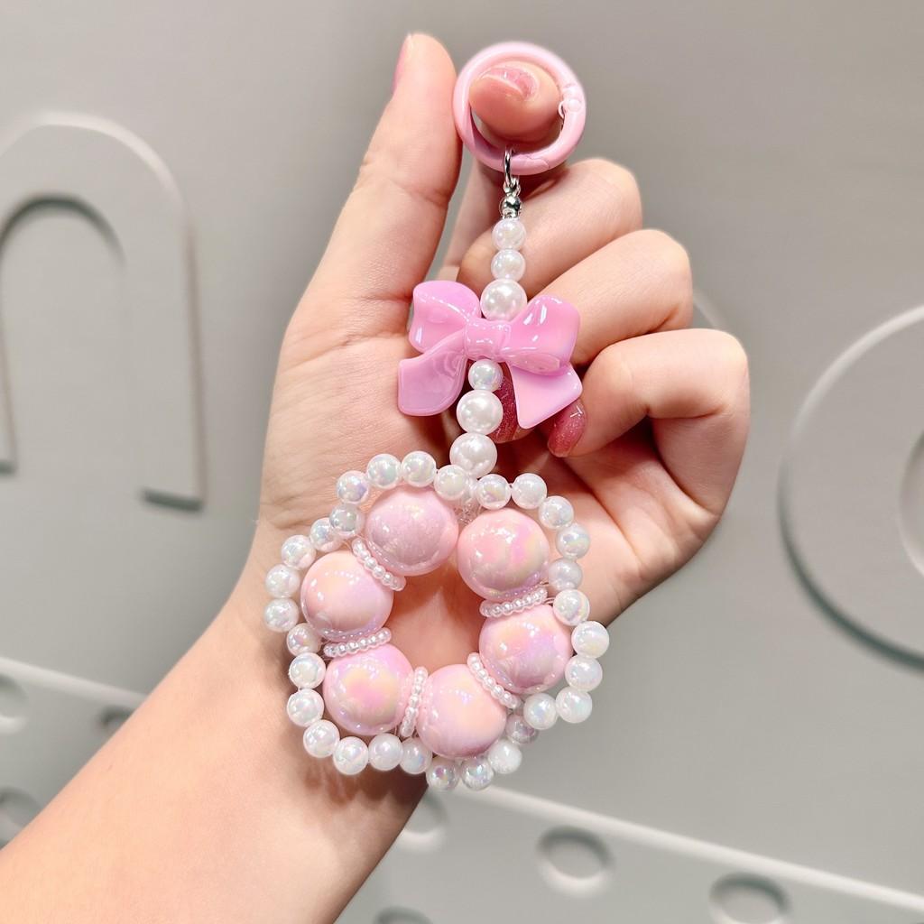 Elegant Flower Multicolored Charm Keychain Delightful Gift For Friends And Family Occasions