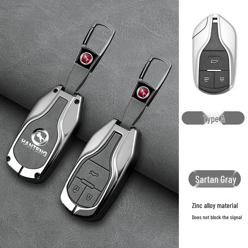 Hanteng X7S/X5 Car Key Case 2018: High-End Metal Key Cover & Remote Control Shell with Buckle