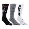 Pink Floyd Unisex Adult Logos Crew Socks (Pack of 3)