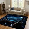 New Spacecraft Aircraft Cockpit Dashboard Living Room Non-Slip Area Rug Carpet for Bedroom Kids Playroom Sofa,Home Decor Doormat