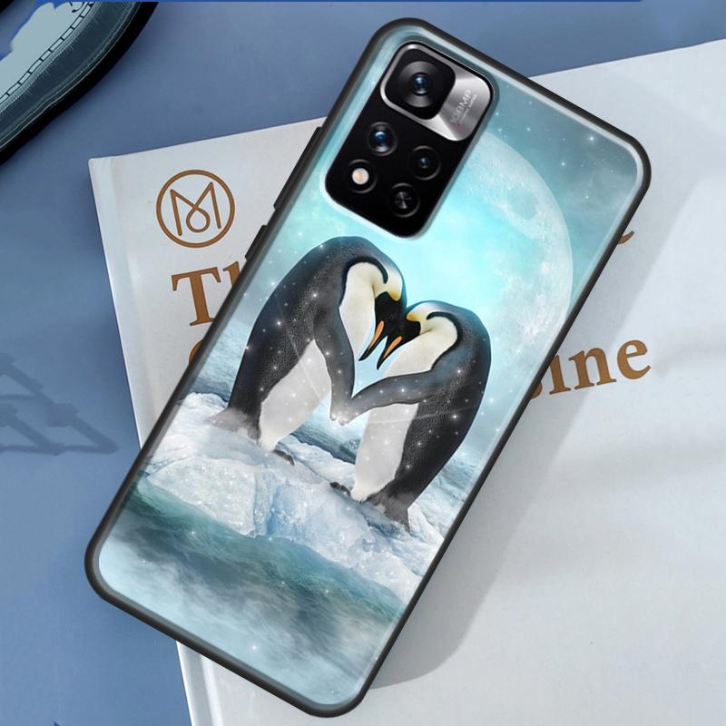 Penguin Case For Redmi 10 10A 10C 9 9A 9T 9C 12C For Redmi Note 12 11 Pro 10 Pro 8 9 Pro 10S 11S Cover