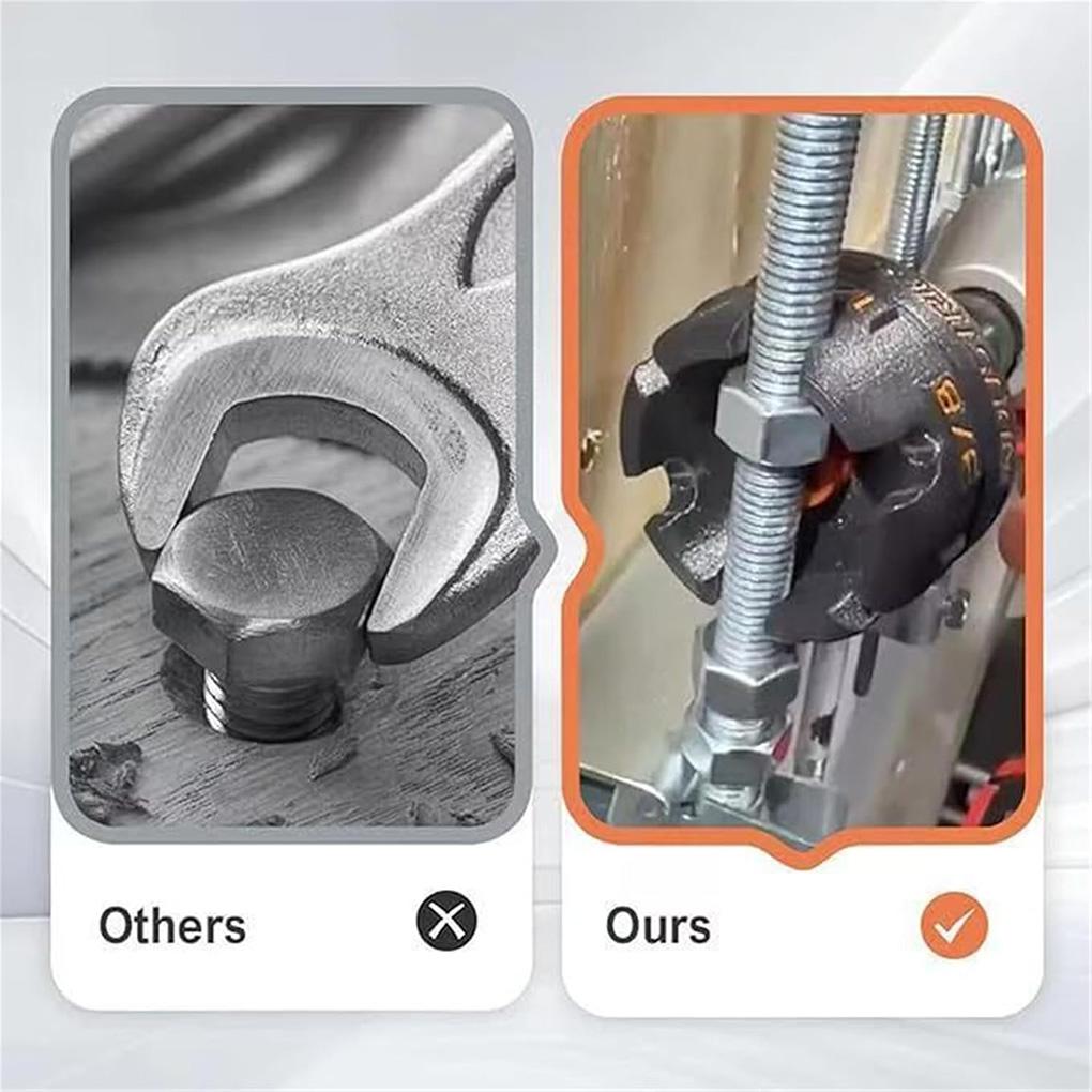 Aluminum Alloy Nut Zipper Drill Attachment Easy Fast Removal Tool Set Nut Remover Bolts Extractor Drill Bit Socket Bit Socket Wrenches Tool Set