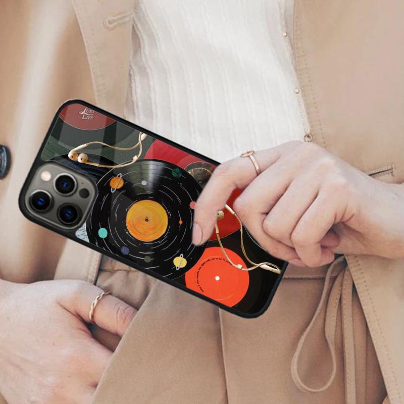 

Classic Rock Vinyl Records Magnetic Phone Case For APPLE iPhone 17 Air 16 14 13 12 Pro Max 15 Plus Wireless Charge MagSafe Cover iPhone 13mini