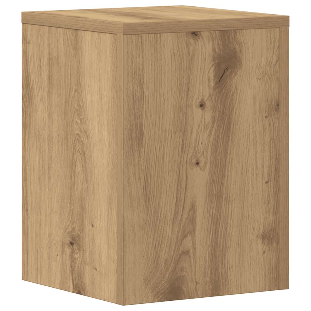 Plant Stand 2 Pcs. Artisan Oak 25 X 25 X 35 Cm Engineered Wood