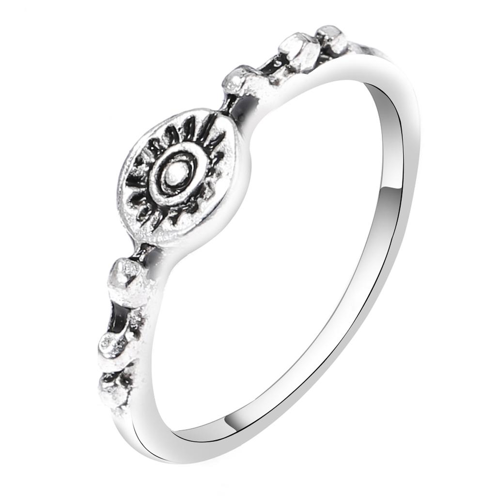 6 Stück/Set Damen Silber Türkis Midi Über Knöchel Ring Schmuck Geschenke