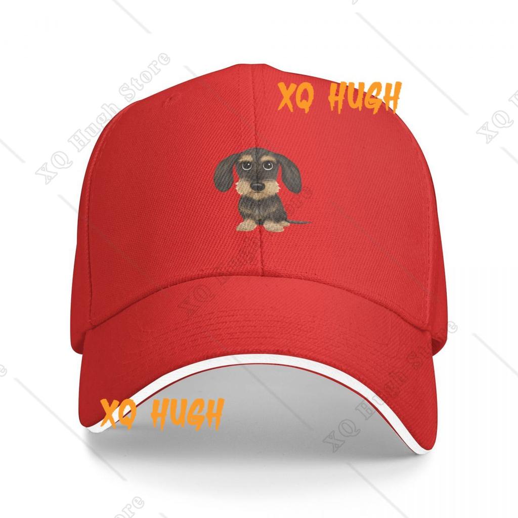 Wirehaired Dachshund Cute Wire Haired Wiener Dog Wild Boar And Tan Teckel Cap Casual Baseball Caps Adjustable Hat Baseball Hats