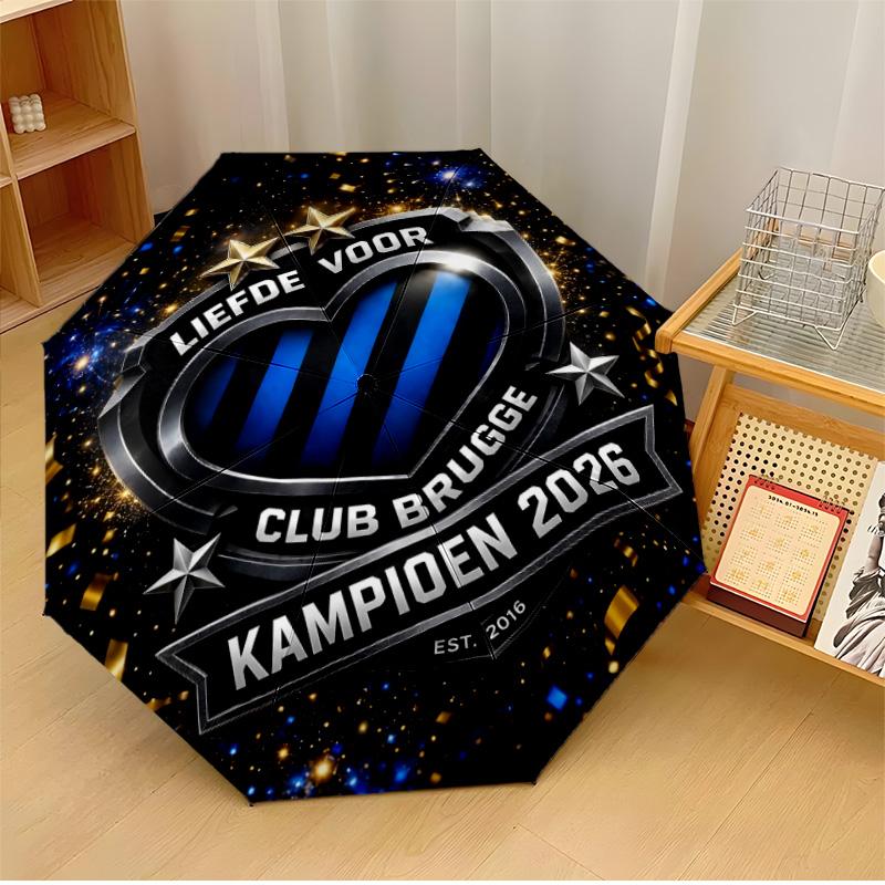 Club Brugge KV Printed umbrella lightweight for travel camping and leisure a musthave for family holidays and birthday gifts