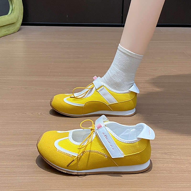 Ugly Cute Sports Function Style Ballet Training Shoes Women's 2025 Summer Mesh Breathable Mary Jane Sandals Casual Shoes