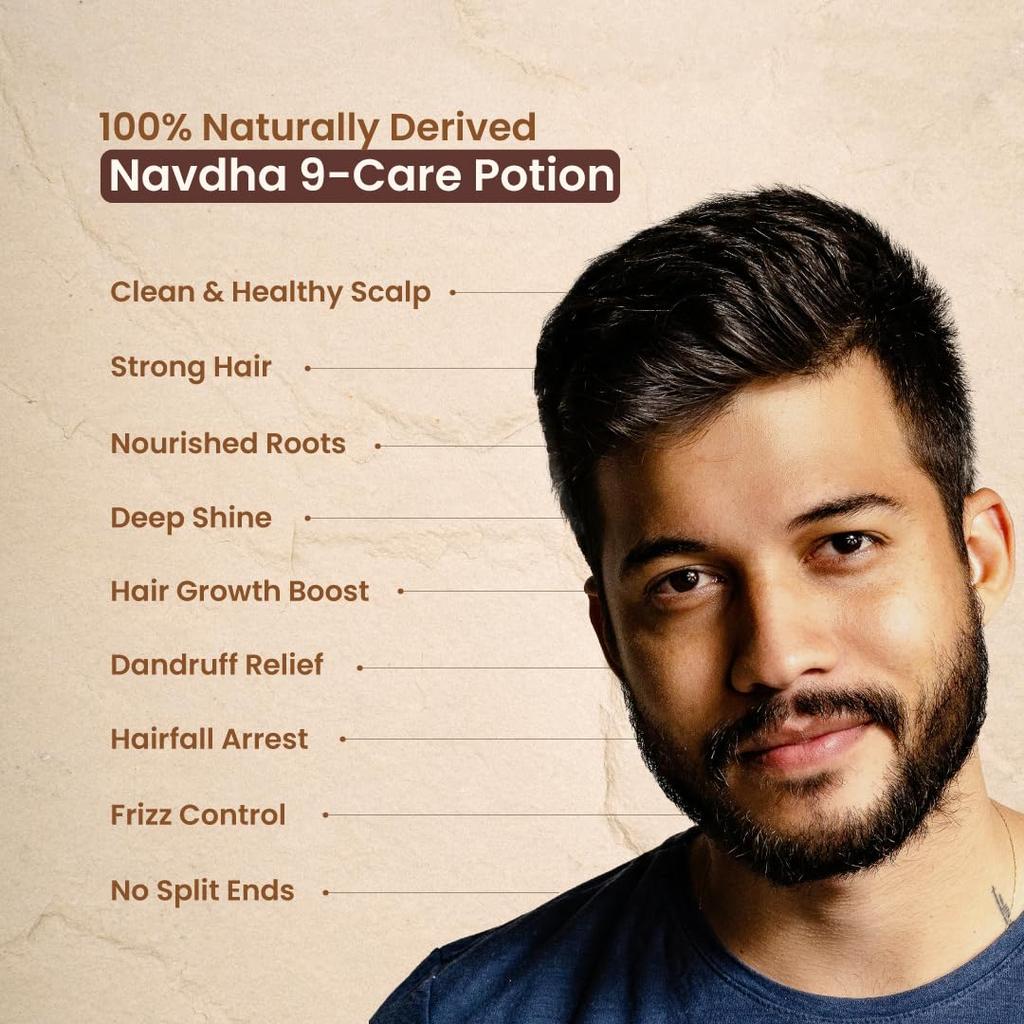 Nat Habit Castor Black Seed Shampoo250ML & Conditioner 150ML Set For Men Natural Ayurvedic Hair Care Routine For Healthy Growth