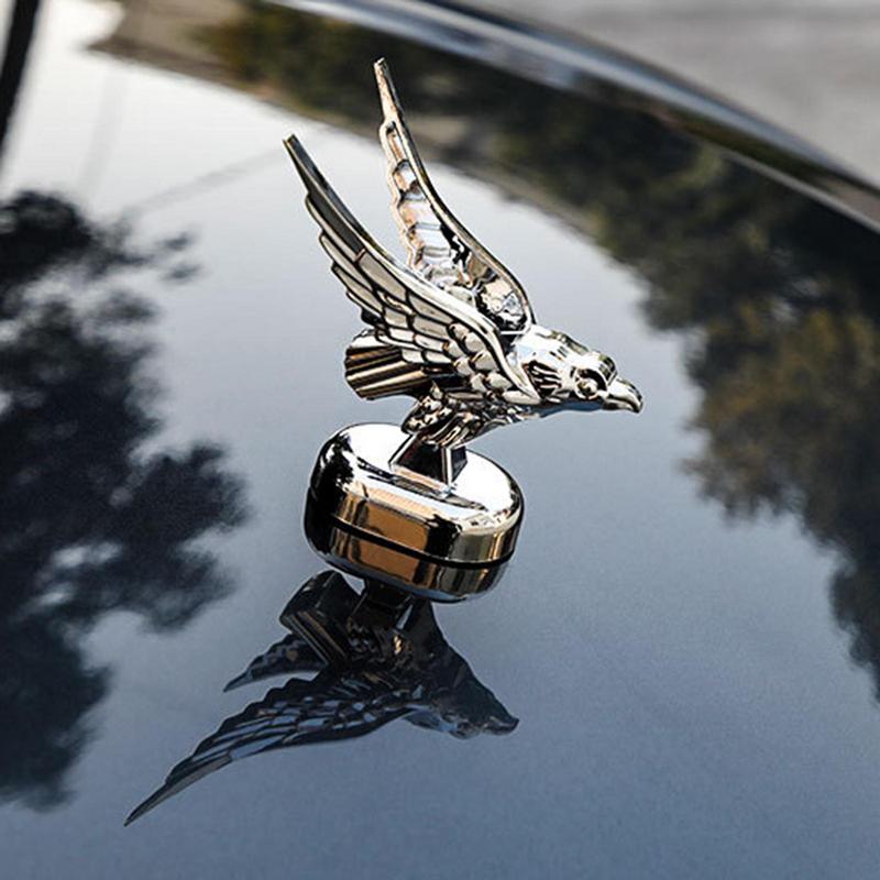 2024 Car Eagle Emblém Ornament Dekorace Kapota motoru 3D Úprava Eagle Emblem Odznak Loga Exteriér Příslušenství