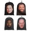 3D Seamless Magic Funny Celebrity Face Mask Unisex Bandana Tube Neckchief Gaiter Warmer Face Cover Head Scarf Headband Headwear
