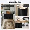 Washable Under Sink Curtain Removable Bathroom Vanity Cover Bathroom Sink Skirt  Laundry Room