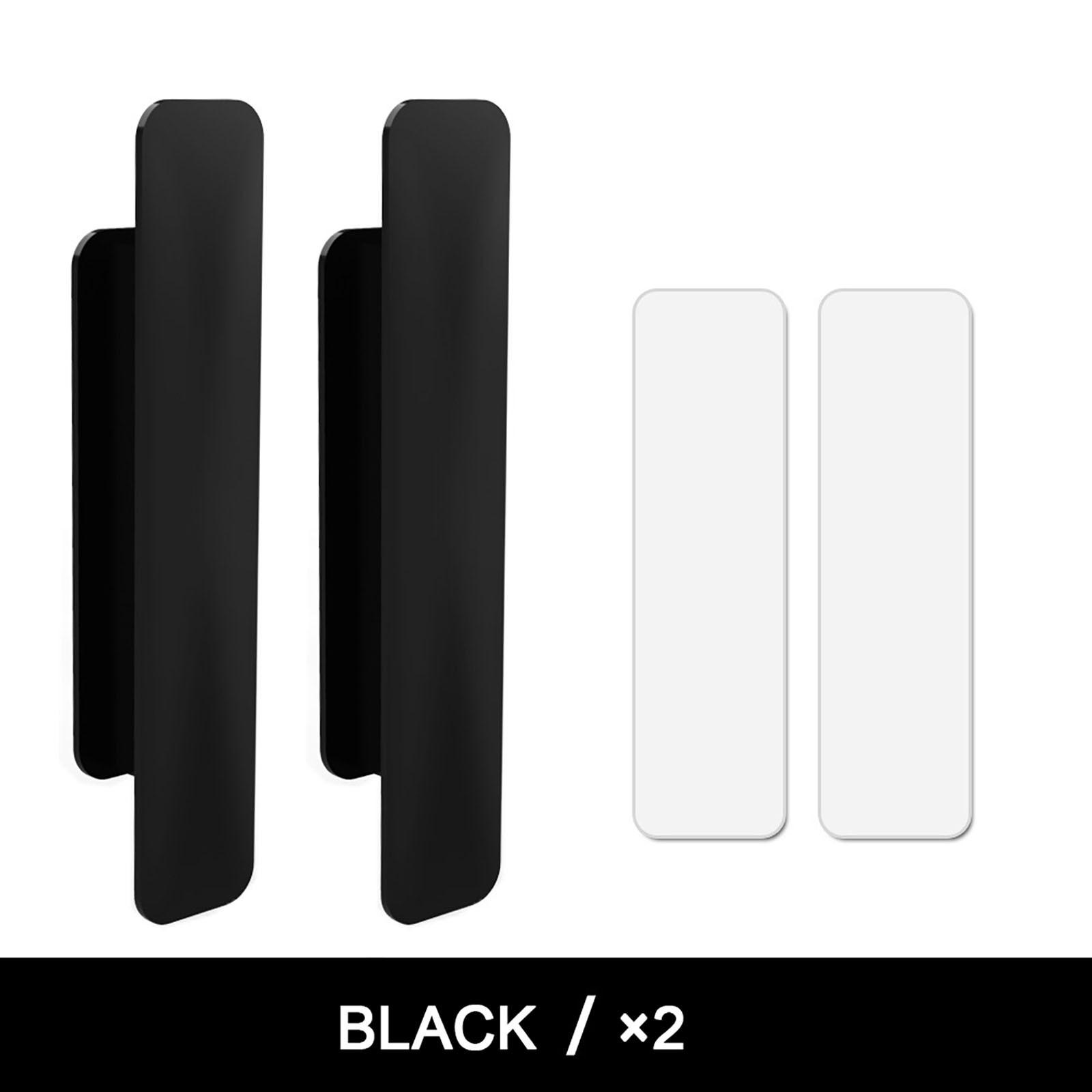 

Самоклеящаяся ручка без дырокола для стеклянной двери, окна, раздвижной двери шкафа, ящика для обуви, двери шкафа, многофункциональная ручка One Size чёрный